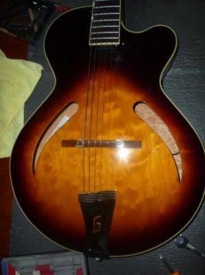 G3900 Jazz Cats Eye Historic Makeover to Historic JR Gretsch