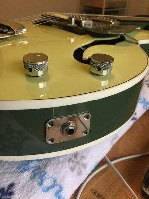 Jack plates to screw or not to screw Gretsch Talk Forum